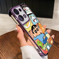 เคสโทรศัพท์, เคสสำหรับ Infinix Note 30 4G และ Infinix X6833B X6716B, การออกแบบชินจัง, ชุบอิเล็กทรอนิ