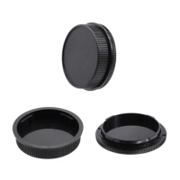 For Leica L Mount Rear Lens Cap / Camera Body Cap / Cap Set Plastic Black T mount Panasonic S1 S5 / Leica TL SL / Sigma FP FPL