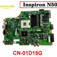 Original For DELL Inspiron N5020 Laptop Motherboard CN-01D15G 01D15G HM57 DDR3 Tested Good Free Shipping