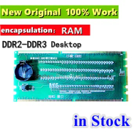 NEW Memory RAM Slot DDR2-DDR3 Diagnostic Analyzer Test Card PIN SDRAM SODIMM Out Notebook LED Tester Card
