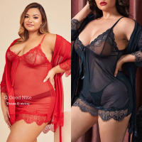 New GN7149 7624 max ld 140cm / kimono lingerie 2in1 / set lingerie jumbo / lingerie size jumbo