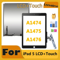 LCD+TouchScreen For iPad 5 A1474 A1475 A1476 Touch Screen +LCD Display Tablet PC Assembly Replacement Parts for Air 1 Air1 iPad5