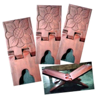 Meja Al quran/rehal kayu 100% kayu Asli