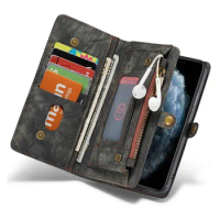 Magnetic Detachable Leather Flip Wallet Cases For iPhone 12 11 Pro Max SE 7 8 Plus Samsung S20 Note20 Ultra Huawei 50pcs/Lot