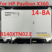 14'' Touch Digitizer Replacement for HP PAVILION X360 14M-BA 14-ba Series LAPTOP LCD Touch Screen Assembly with Bezel 1920x1080