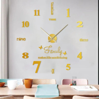 COD jam dinding jumbo 80-150cm hiasan aesthetic dekorasi rumah Modern