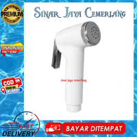 Kepala Jet Shower Bidet Putih - Shower Cebok Toilet Kamar Mandi