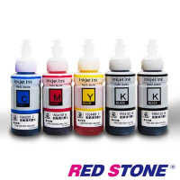 RED STONE for EPSON T664100~T664400相容墨水(二黑三彩)