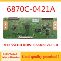 6870C-0421A V12 55FHD ROW Control Ver 1.0 T-CON BOARD for TV ...etc. Replacement Board tcon 6870C 0421A Original Logic Board