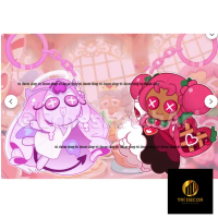 PRE-ORDER Cookie Run Keychains - Hollyberry Cookie and Eternal Sugar Cookie