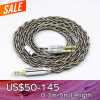 99% Pure Silver Palladium + Graphene Gold Earphone Cable For TAGO T3-01 T3-02 studio Klipsch HP-3 Heritage iBasso SR2