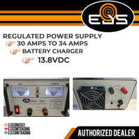 Activity subsidy EJS REGULATED POWER SUPPLY PS30AMPS TO 34AMPS WITH BATTERY CHARGER 13.8VDC