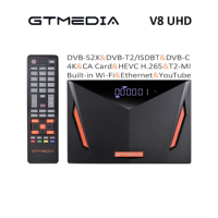 SOLOVOX GTMEDIA V8 UHD MARS 4K Satellite TV Decoder Xtream STB CCCAMD NEWCAMD MGCAM Built WiFi HEVC Media Player