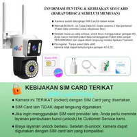 SKY - Franwell Y33A Kamera Outdoor CCTV Dual Lens 8MP 4K IP66 Tahan Air Pantau HP Realtime Night Vis