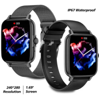 Bluetooth Call Game Smart Watch Sport Tracker Men 1.69''Full touch 240*280TFT Sleep Heart rate Music Play Women Waterproof Watch