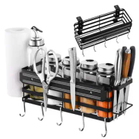 Barbecue Tool Caddy Grill Caddy For Outdoor Grill Grill Tool Storage Organizer For Camping Table BBQ Outdoor Cooking