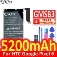 5200mAh/5800mAh KiKiss Powerful Battery GMSB3 G63QN For HTC Google Pixel 6 Pro Pixel6 Pro 6Pro