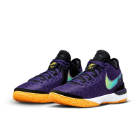 NIKE 籃球鞋 男鞋 運動鞋 包覆 緩震 ZOOM LEBRON NXXT GEN EP 紫黃 DR8788-500