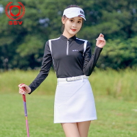 SSV高爾夫服裝女長袖上衣短裙子運動透氣吸汗緊身GOLF套裝韓版秋季新