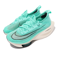 Nike 慢跑鞋 Zoom Alphafly Next% 女鞋 氣墊 舒適 避震 路跑 馬拉松 球鞋 綠 白 CZ1514300