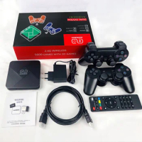 G5 with gamebox Wireless Controller 4KHD Android TV Box Video Game Consoles with Emulators 30000+ Retro Games