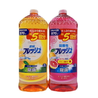 日本 第一石鹼 濃縮洗碗精-補充瓶 (橘子香/葡萄柚香) 970ml/罐