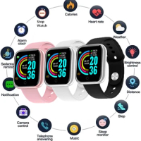 Sports Leisure Watch Men Women Bluetooth Smart Watch Heart Rate Health Monitor Blood Pressure Children's Watch for Android IOS