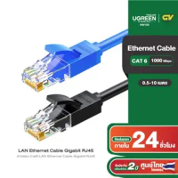 UGREEN รุ่น NW102 สายแลน Cat6 LAN Ethernet Cable Gigabit RJ45 รองรับ 1000Mbps ความยาว 50CM-10M มี 2 