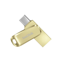 【SanDisk】Ultra Luxe Type-C 雙用隨身碟金色128GB(公司貨)