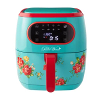 oil-free air fryer air fryers oil-free air fryerVintage Floral 6.3 Quart Air Fryer with LED Screen, 13.46" air fryer oven