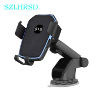 Car Mount Qi Wireless Charger for LG Velvet V40 V50S V50 ThinQ V30S G7 G8 ThinQ Quick Charge 10W Fast Car Phone Holder Stand