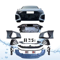 Car Body kit Front bumper surround rear lip tail throat grille grill cover frame for Audi A3 21-23 modified RS3