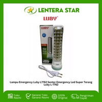 Lampu Emergency Luby L7762 Senter Emergency Led Super Terang Luby L-7762