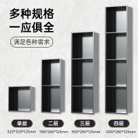 公司貨附發票 置物架 收納架 【私人訂制】不銹鋼衛生間客廳壁龕內嵌式成品置物架電視柜網紅 快速出貨