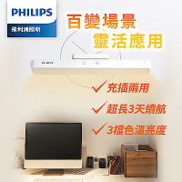 【Philips 飛利浦】66147 酷俠 LED充電燈(PD043)
