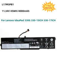 L17M3PB1 11.34V 45WH Laptop Battery For Lenovo IdeaPad 330G 330-15ICH 330-17ICH Series L17D3PB0 L17C3PB0 5B10Q71252 5B10W67266