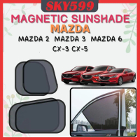 MAZDA CX-3 CX-5 Mazda 2 Mazda 3 Mazda 6 HB Sedan DJ DL Magnetic Sunshade Window Shade Rear 1 set