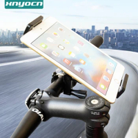 Universal 7-12 inch Motorcycle Bicycle Holder Mount Exercise Bike Bracket 360 Degree Stand Holder For Tablet PC Whosale Dropship