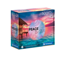 【雷諾瓦】活在當下/Peace Puzzle/500片拼圖/Clementoni(桌遊/益智/裝飾/送禮/禮物)