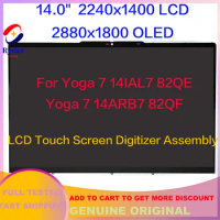 For Lenovo 7 14 Yoga 7 14IAL7 82QE Yoga 7 14ARB7 82QF 14" LCD Display Panel Touch Screen Replacement Assembly OLED 5D10S39868