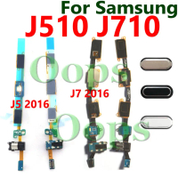 Flex Kabel Pintas, Untuk Samsung Galaxy J5 J7 2016 J510 J710, Butang Rumah Kuasa Hidupkan Matikan, d