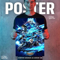 Poster Mobile Legends Fanny Gusion Hiasan Dinding Kamar Keren Dekorasi Dinding Kado Unik Gambar No.4