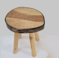 Wooden Stool / Kursi Kayu Navy Jati Asli