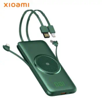 20000mAh Wireless Charger Power Bank with Cable USB Fast Charging Powerbank for xiaomi