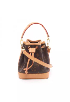 Louis Vuitton Pre-Loved Louis Vuitton Nano Noe monogram Handbag PVC leather Brown 2WAY