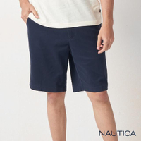 【NAUTICA】男裝 經典時尚修身短褲(深藍)