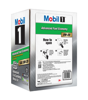 Mobil 1 Advanced Fuel Economy Full Synthetic Motor Oil 0W-20, 12 qt Bag in Engine Oil Motor Oil