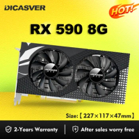Suitable for computer publishers RX590 8G games desktop computer graphics card live e-sports LOL games show alone