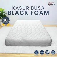 Kasur Busa Black Foam Busa Vassa Sofa Kain Quilting 90x200x15 WHITE