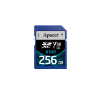 【Apacer 宇瞻】256GB SD UHS-I U3 V30 R100記憶卡 100MB/s(公司貨)